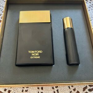 AUTHENTIC Tom Ford Noir Extreme Set - Black & Gold Gift Box